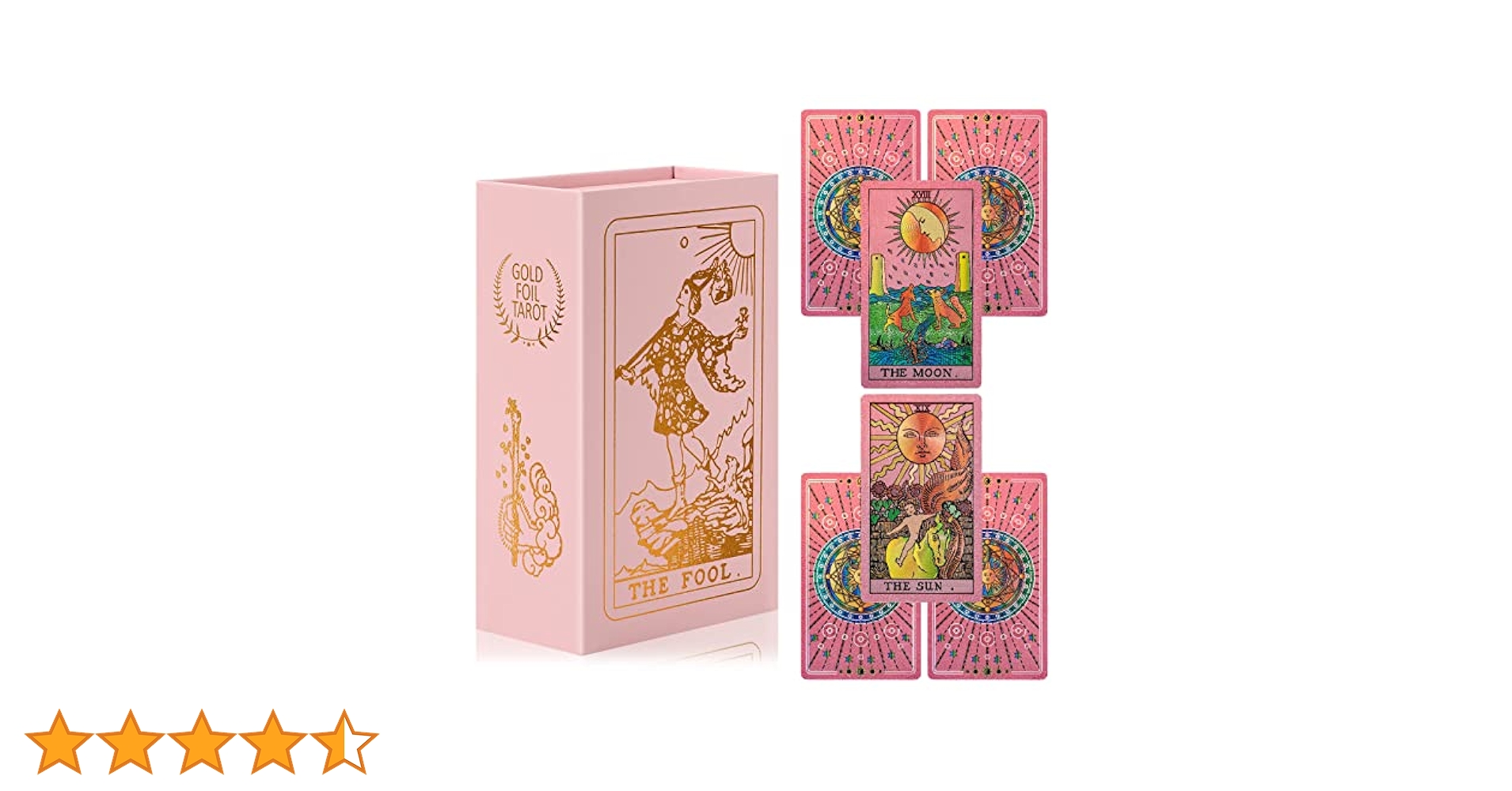 Amazon.co.jp: LYINGFISH タロットカード 初心者向け ピンク